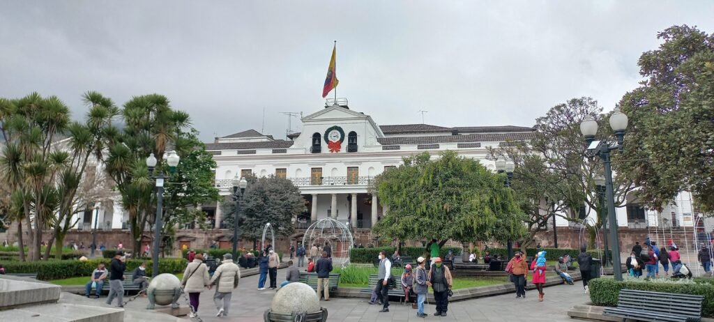 Presidential palace - Hotel Casa Gangotena. Gateway to Historic Quito.